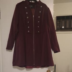 Women's Burgundy Coat